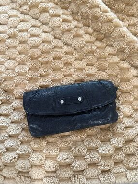 FOSSIL WALLET - Classic Black Leather Fold-Over wallet